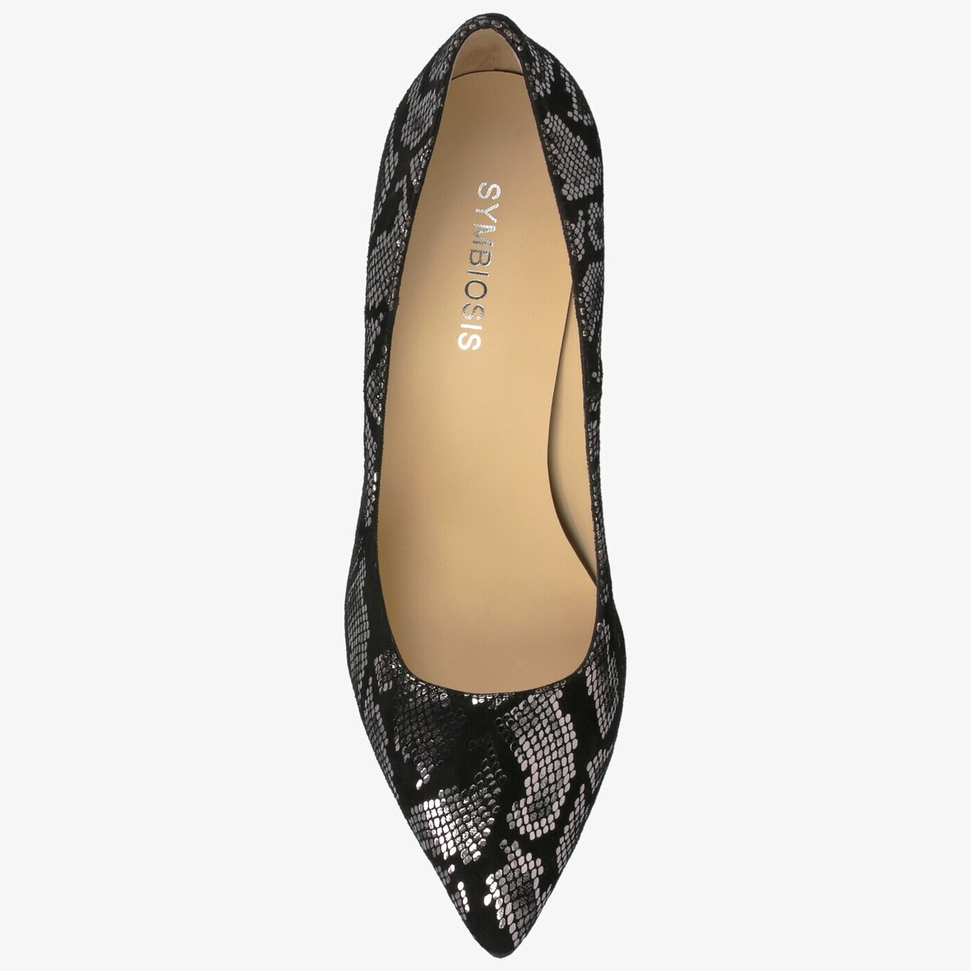 Damskie szpilki / czółenka SYMBIOSIS EVERYDAY  sywc219005 kolor srebrny