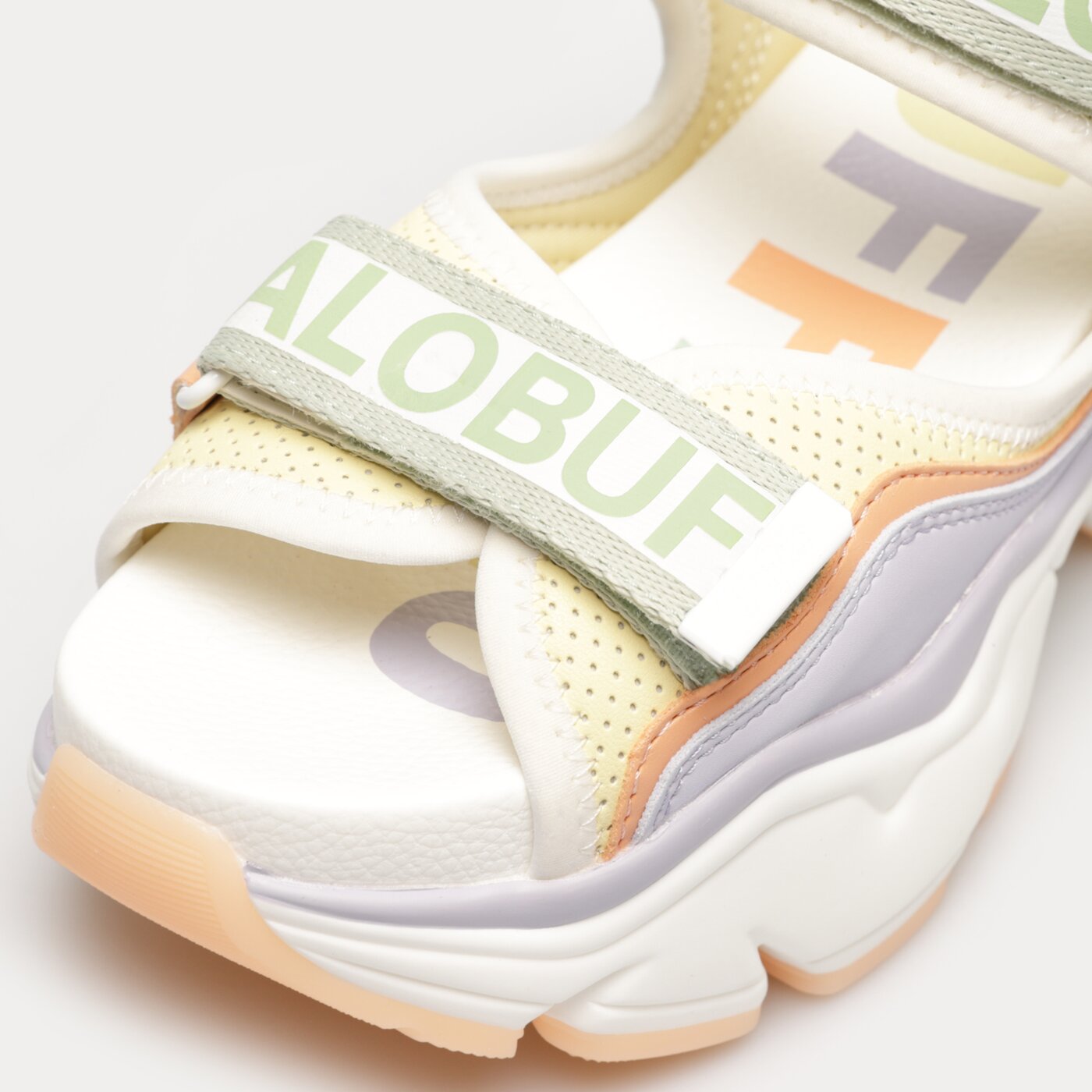 Damskie sandały BUFFALO BINARY 0 1602115 kolor niebieski