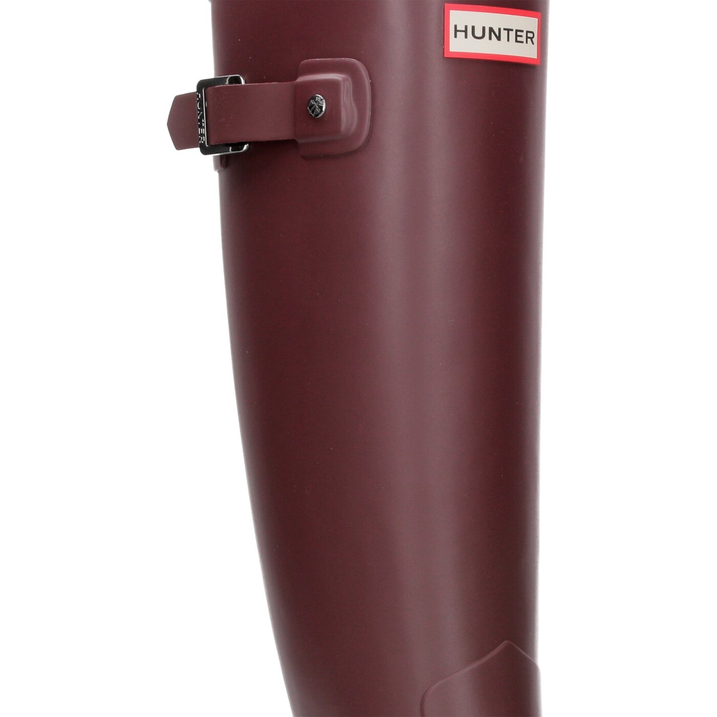 Damskie kalosze (buty gumowe) HUNTER ORIGINAL REFINED wft1071rma-oxd kolor bordowy