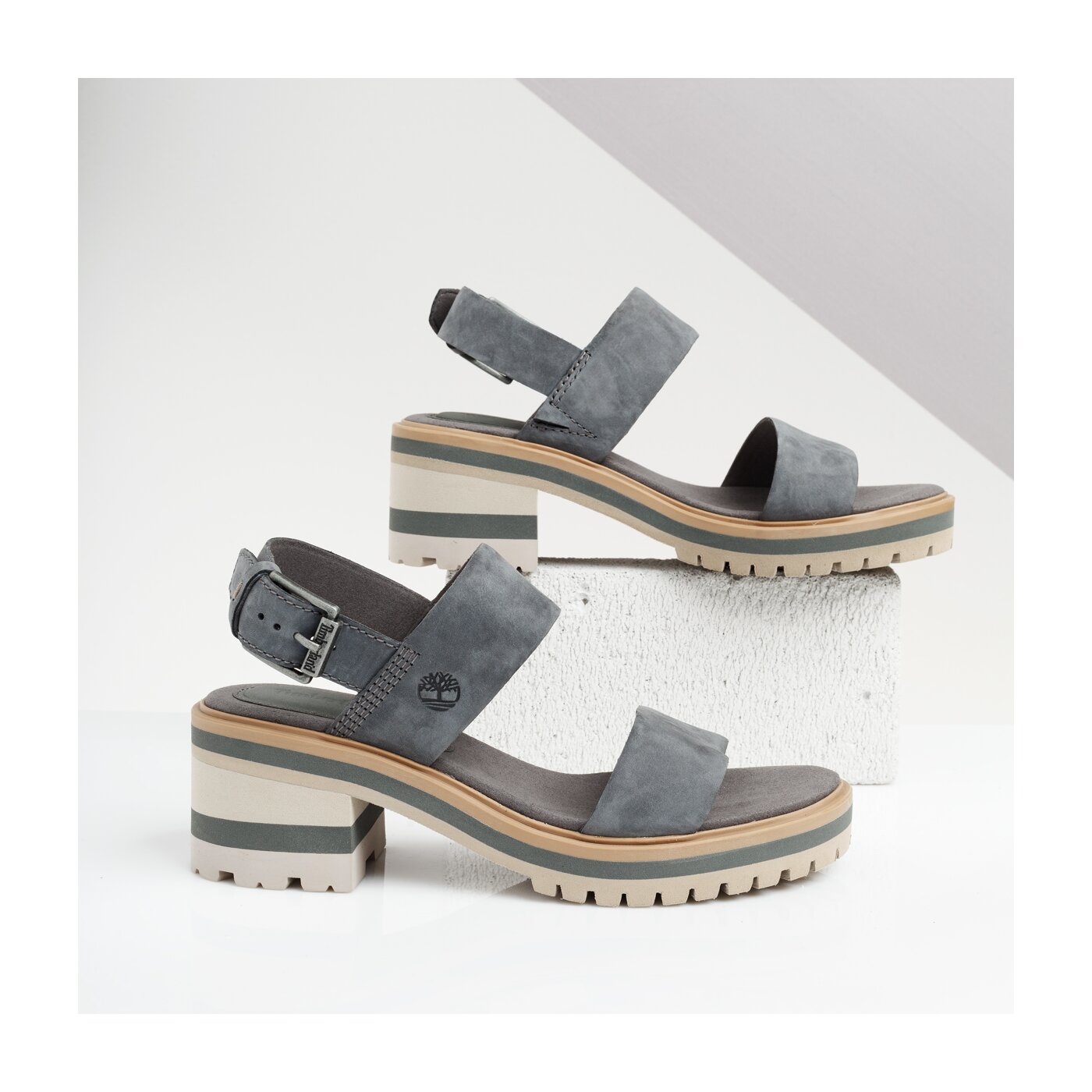 Damskie sandały TIMBERLAND VIOLET MARSH 2 BAND SANDAL tb0a1wjpd971 kolor granatowy