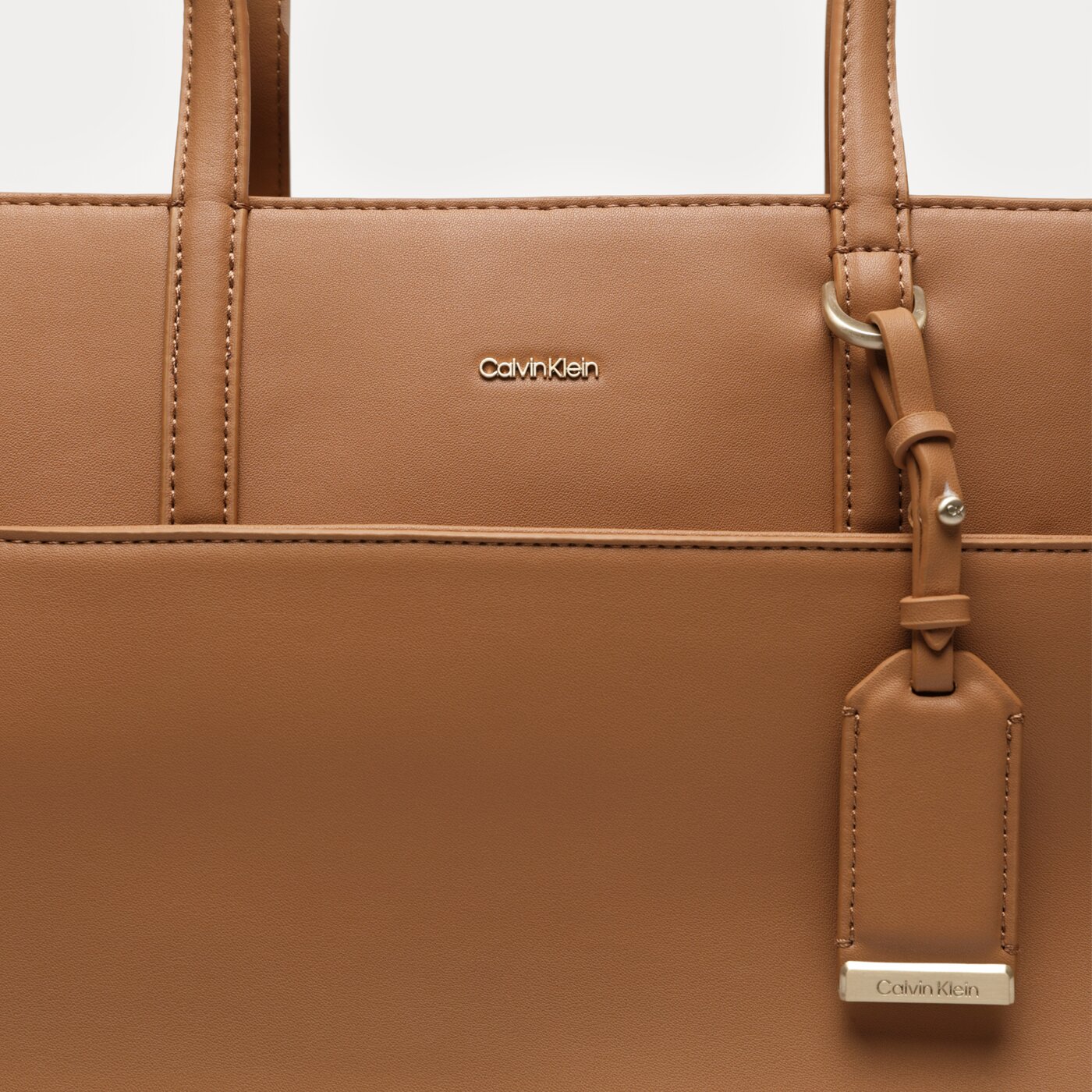 Damska torebka CALVIN KLEIN TOREBKA CK MUST SHOPPER LG k60k610747ga5 kolor brązowy