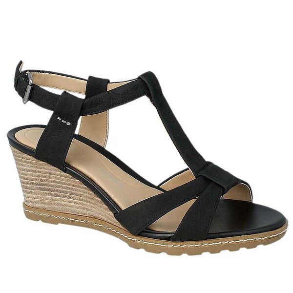 Damskie sandały ROCKPORT GARDEN T STRAP v78622 kolor czarny
