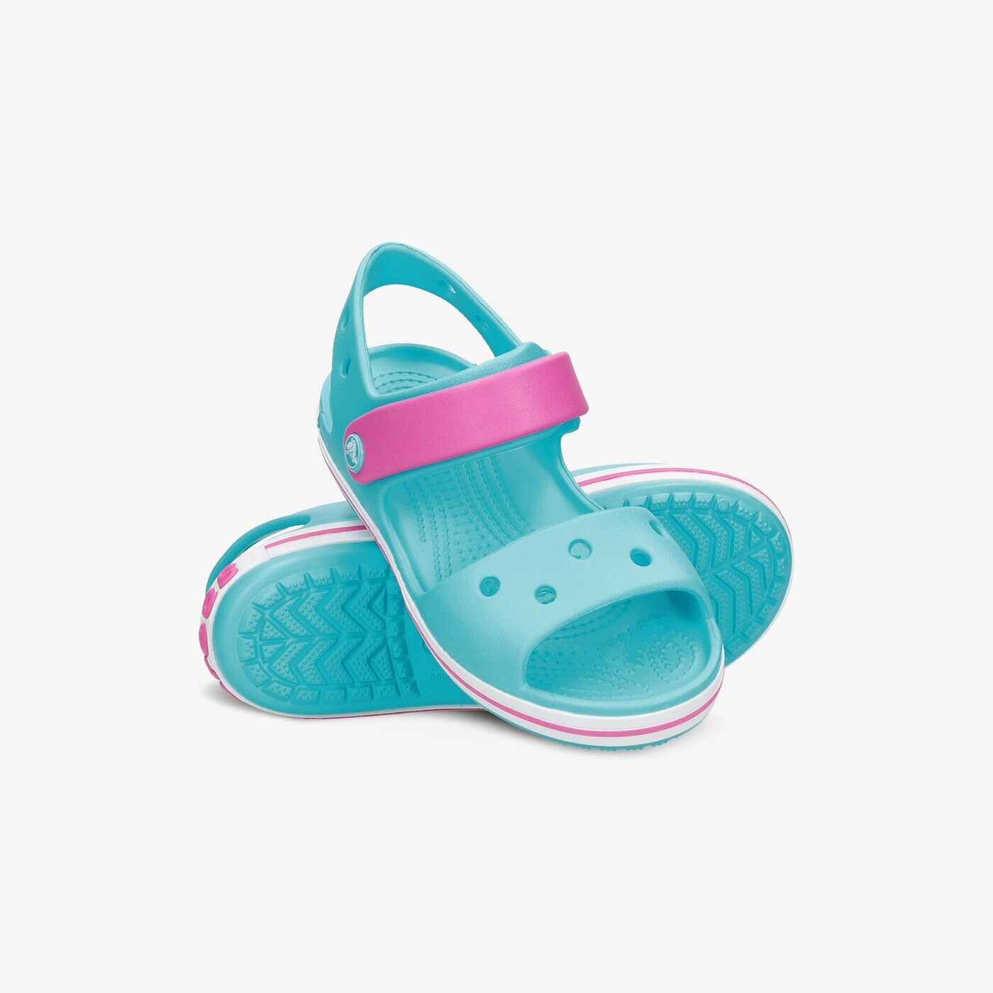 Dziecięce sandały / klapki CROCS CROCBAND SANDAL KIDS 128564sli kolor niebieski