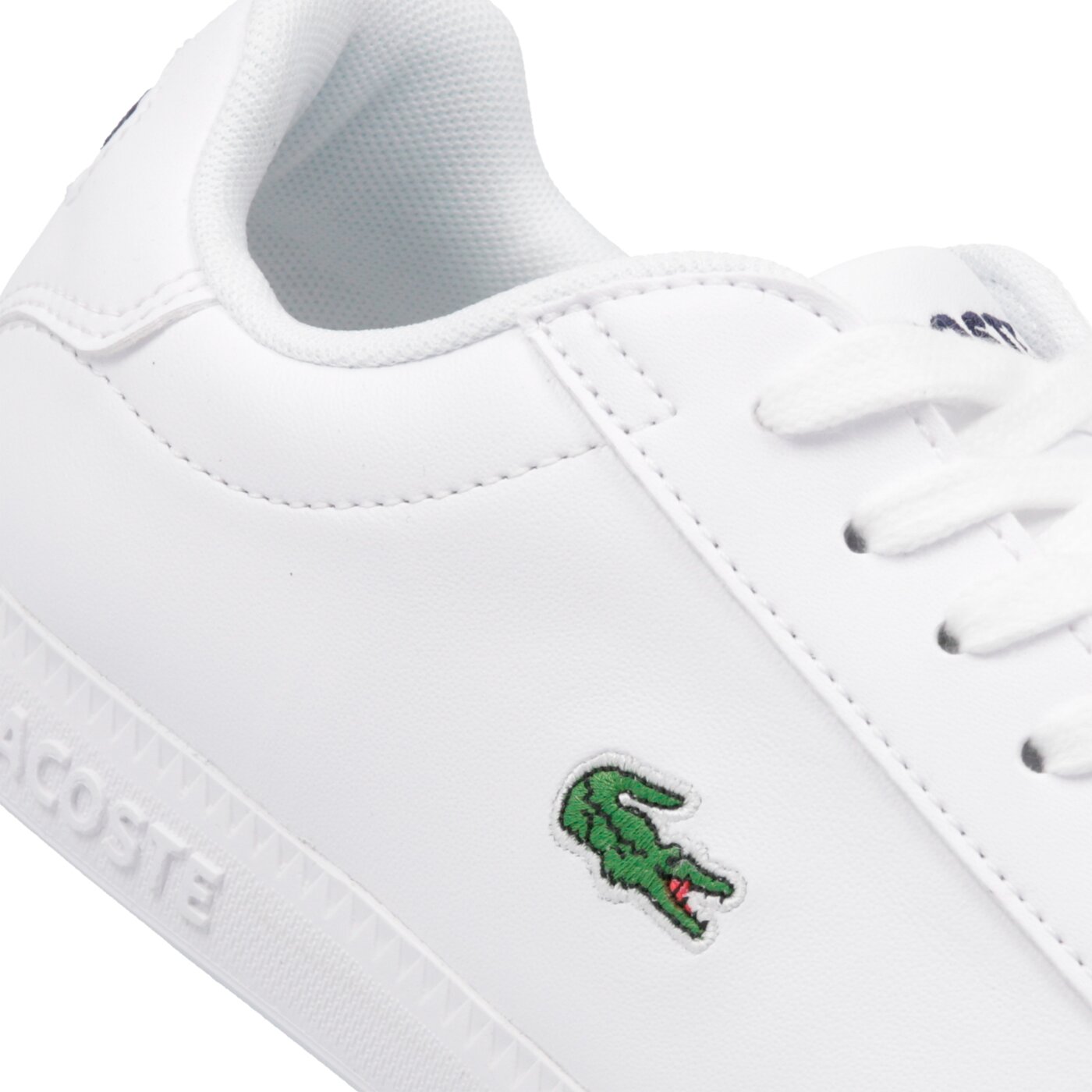 Damskie sneakersy (buty) LACOSTE GRADUATE BL1 SFA 737sfa005221g kolor biały