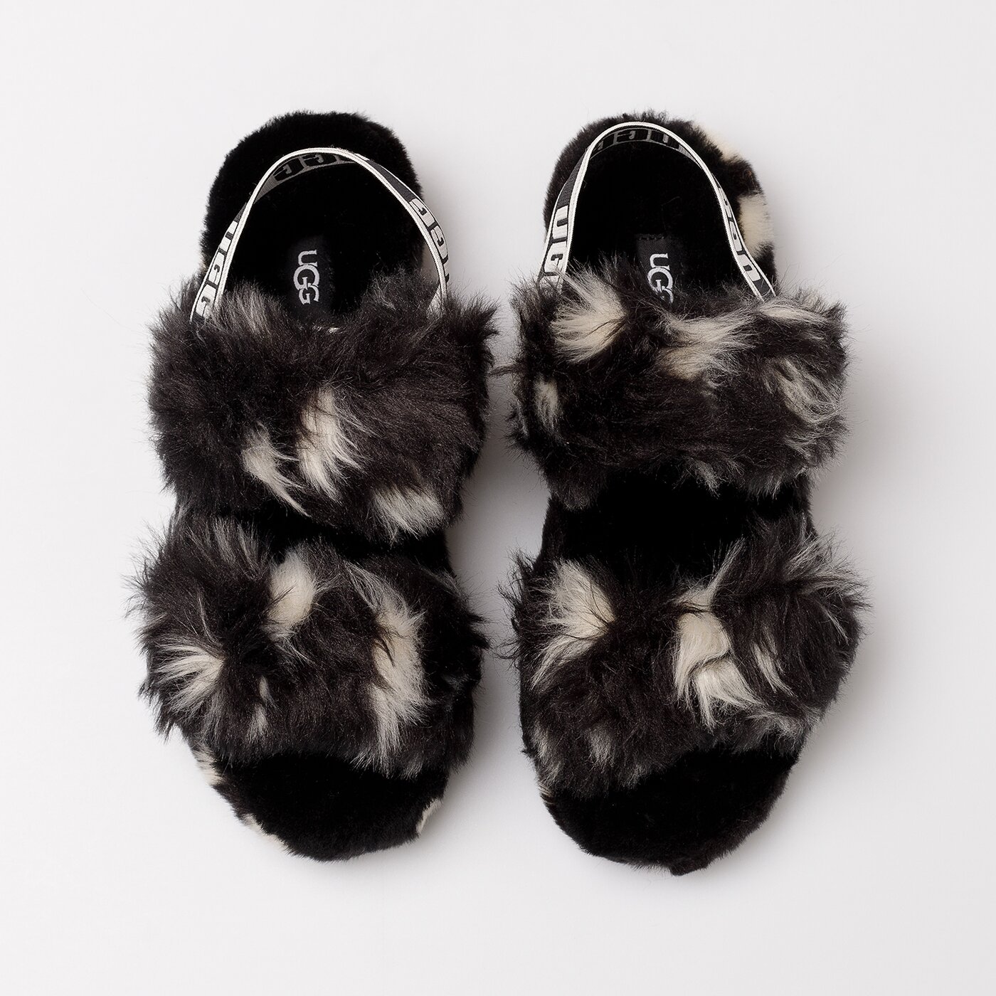 Damskie sandały UGG OH YEAH SPOTS 1118165-black kolor czarny
