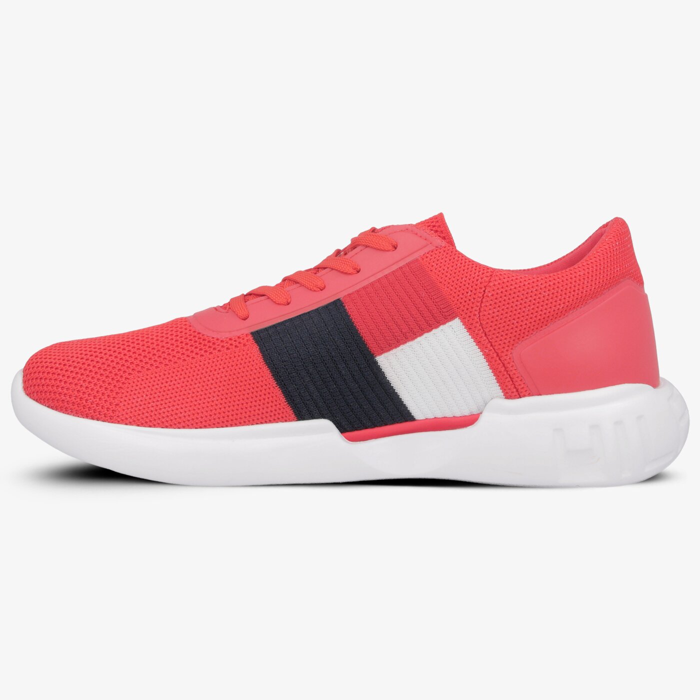 Męskie sneakersy (buty) TOMMY HILFIGER TATE 7C KNIT fm0fm02275654 kolor czerwony