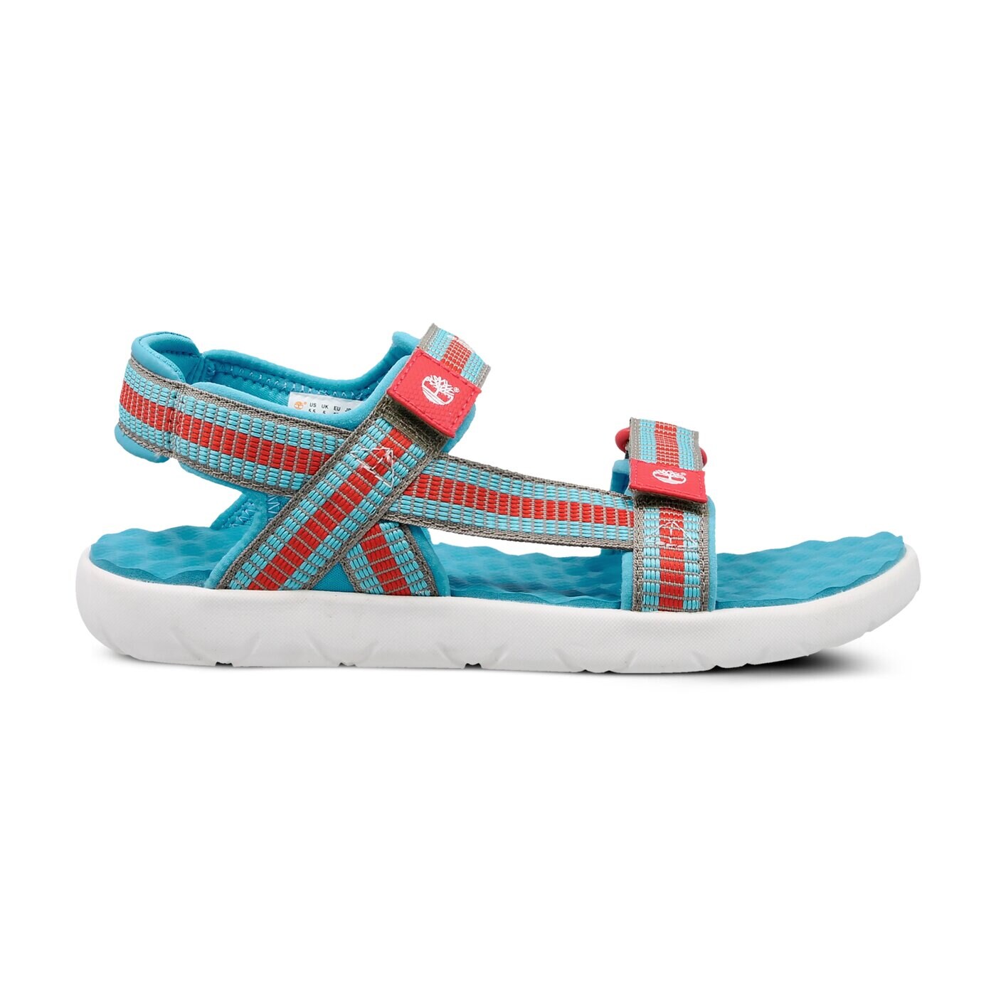 Dziecięce sandały / klapki TIMBERLAND PERKINS ROW WEBBING SNDL a1put kolor niebieski