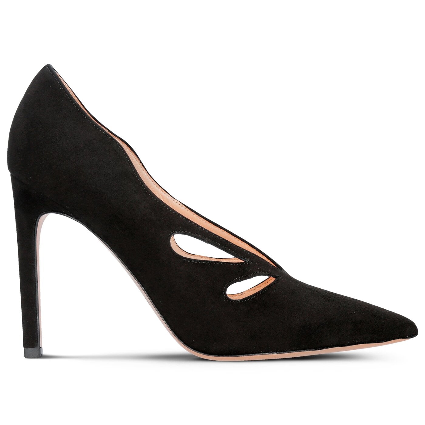 Damskie szpilki / czółenka BALDOWSKI SZPILKI Z WYCIĘCIAMI w00346/1451/002 kolor czarny