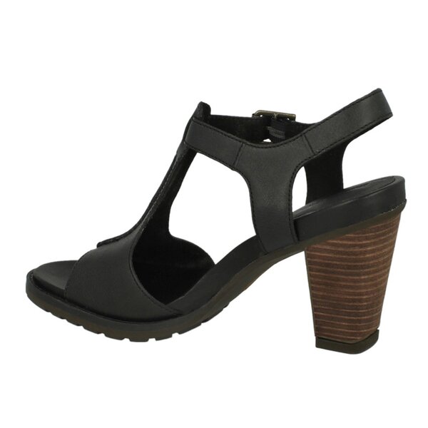 Damskie sandały TIMBERLAND EK STRATHAM SANDAL   8100a kolor czarny