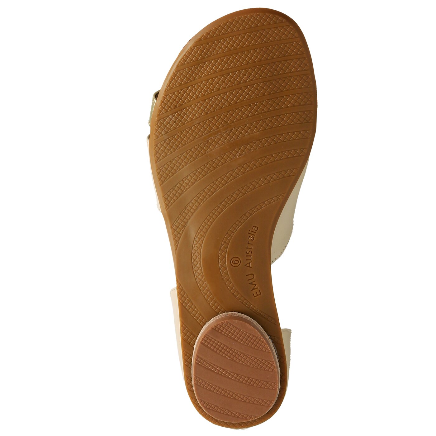 Damskie sandały EMU IBIZA ALMOND METALLIC w11718almondmetalli kolor beżowy