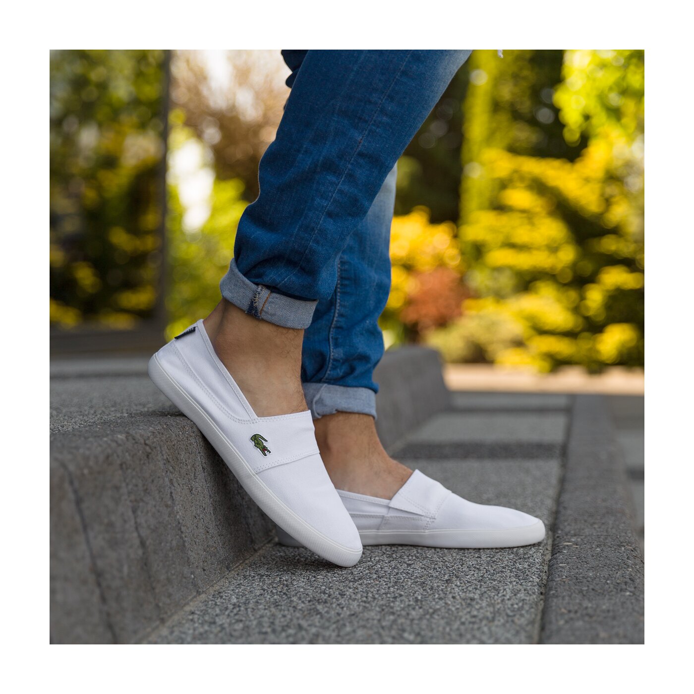 Męskie trampki LACOSTE MARICE BL 2 733cam1071001 kolor biały