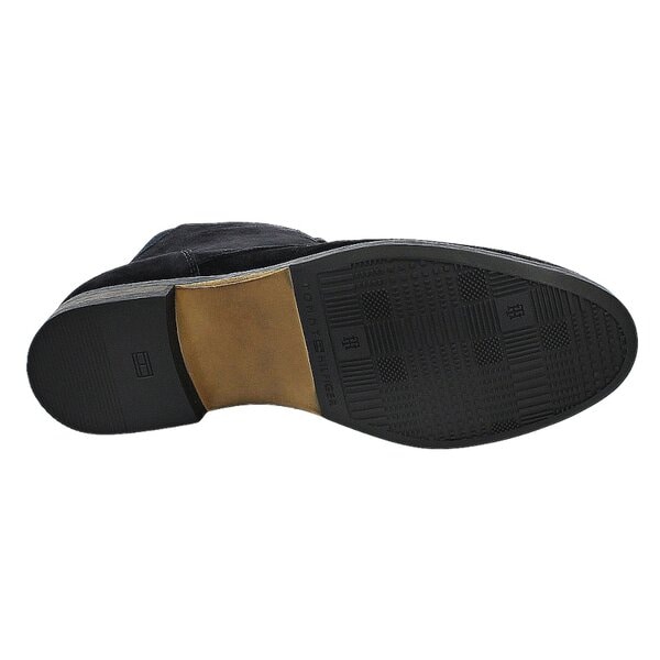 Damskie botki / sztyblety TOMMY HILFIGER BILLIE 12B  fw56817616403 kolor granatowy