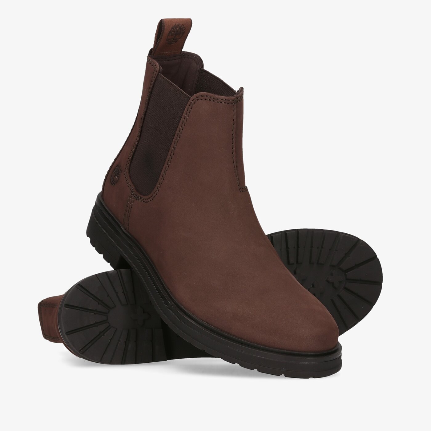 Damskie botki / sztyblety TIMBERLAND HANNOVER HILL CHELSEA tb0a2hbb9311 kolor brązowy