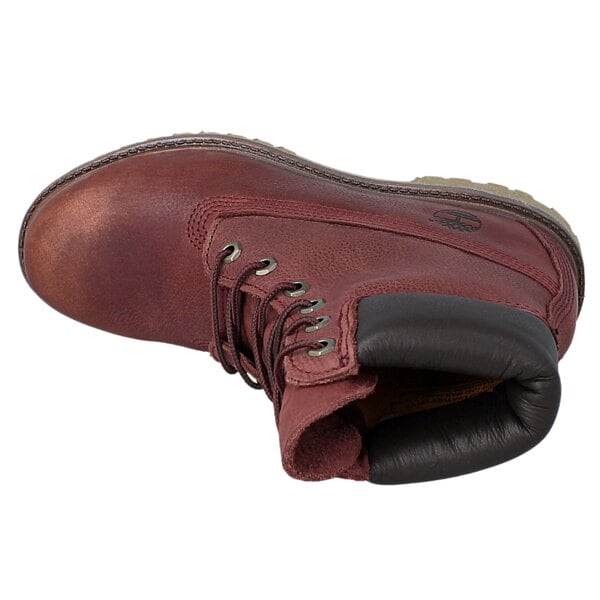 Damskie trapery TIMBERLAND PREMIUM 6 INCH BOOT - W  a12mf kolor bordowy