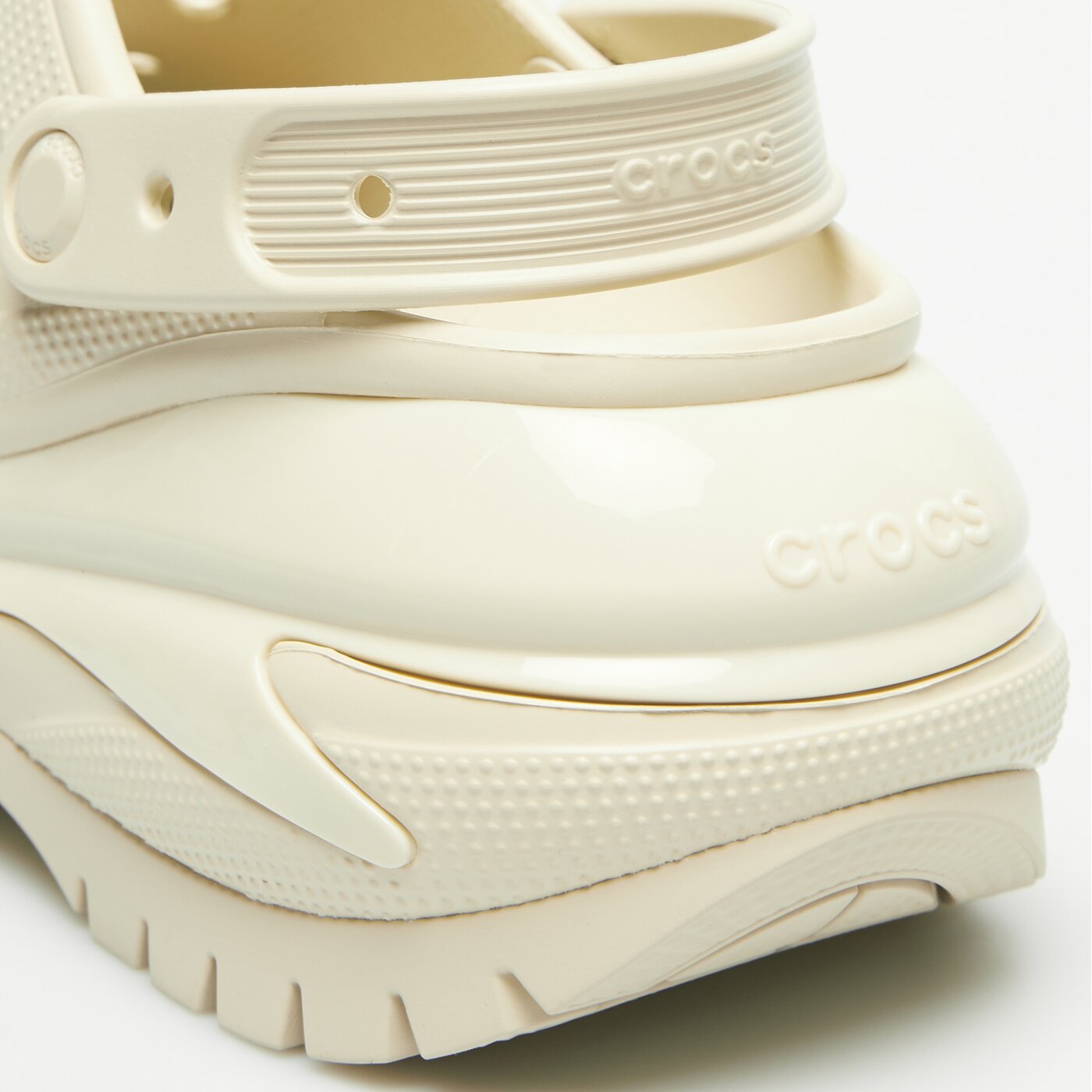 Damskie sandały CROCS CLASSIC MEGA CRUSH CLOG 2079882y2 kolor beżowy