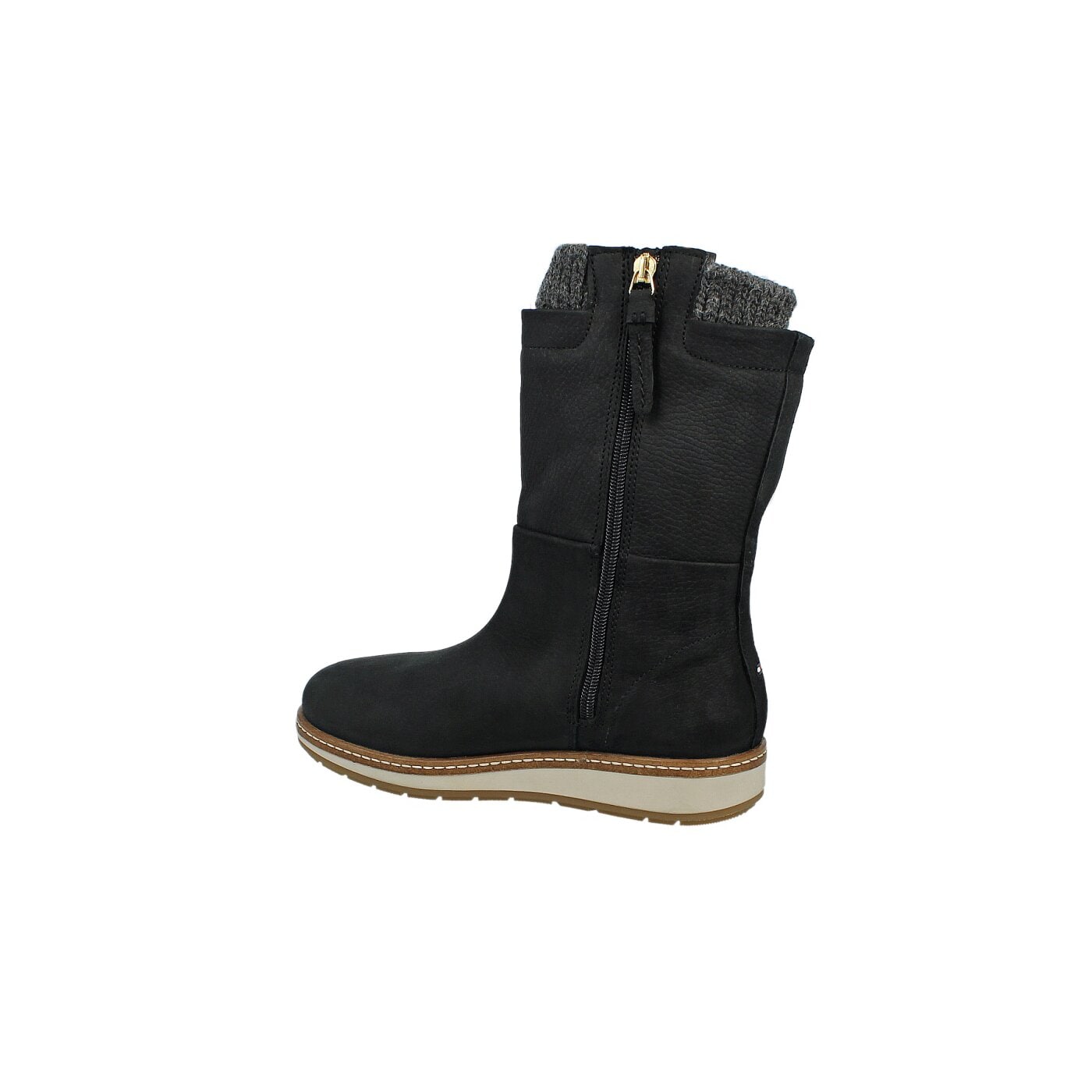 Damskie kozaki TOMMY HILFIGER WOOLI 4NW  fw56817670990 kolor czarny