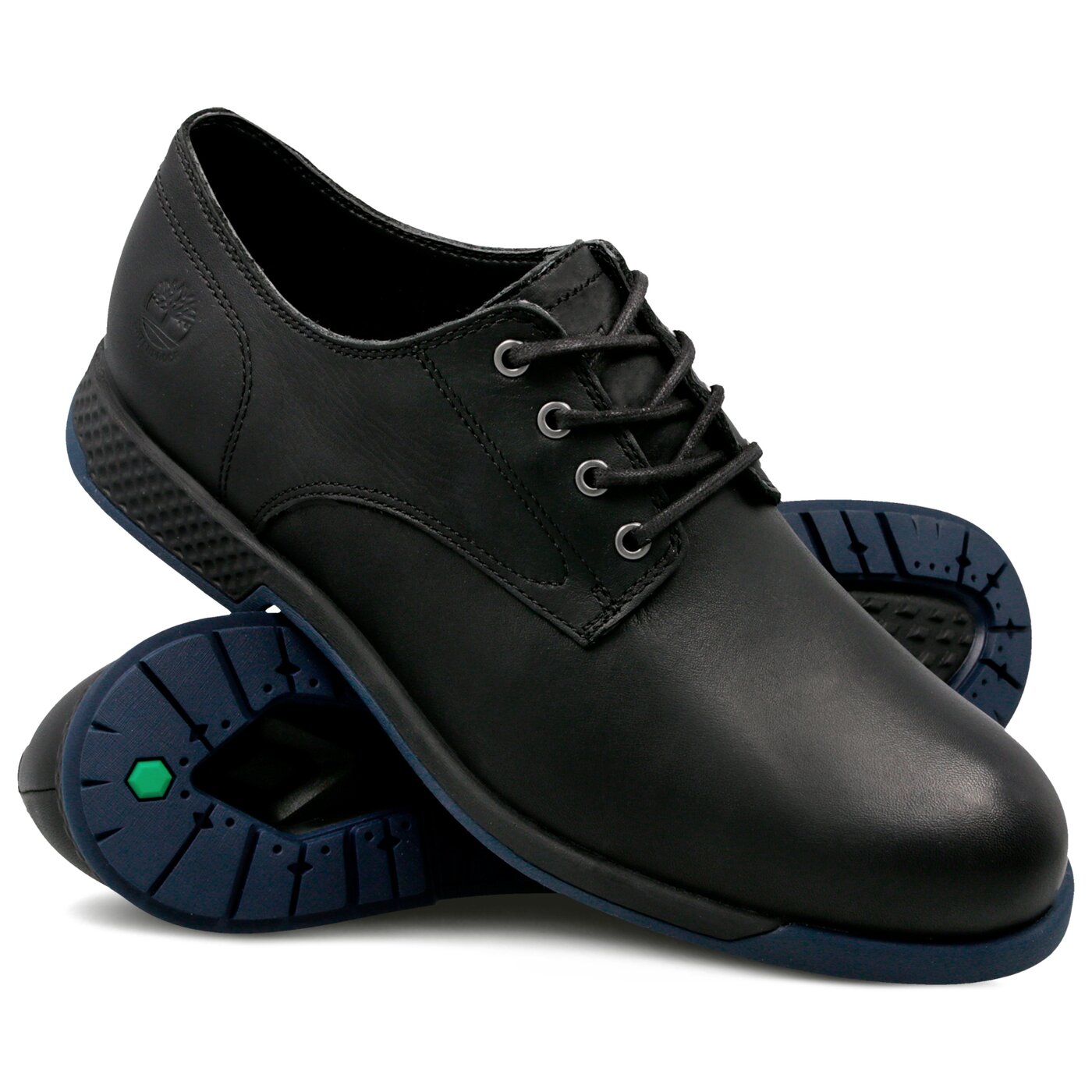 Męskie półbuty TIMBERLAND CITY'S EDGE WP OXFORD ca1vwc kolor czarny