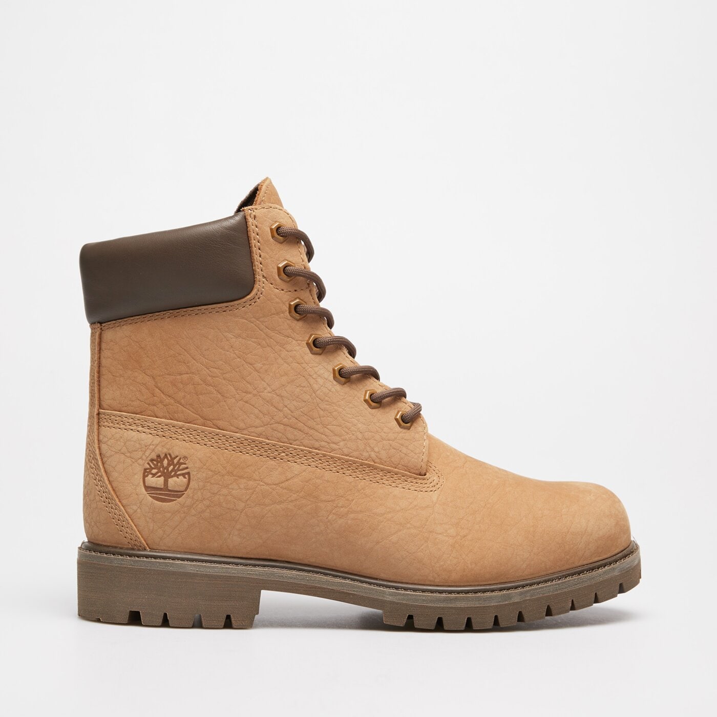 Męskie buty za kostkę TIMBERLAND PREMIUM 6 IN LACE WP BOOT tb0a6g1rafh1 kolor beżowy