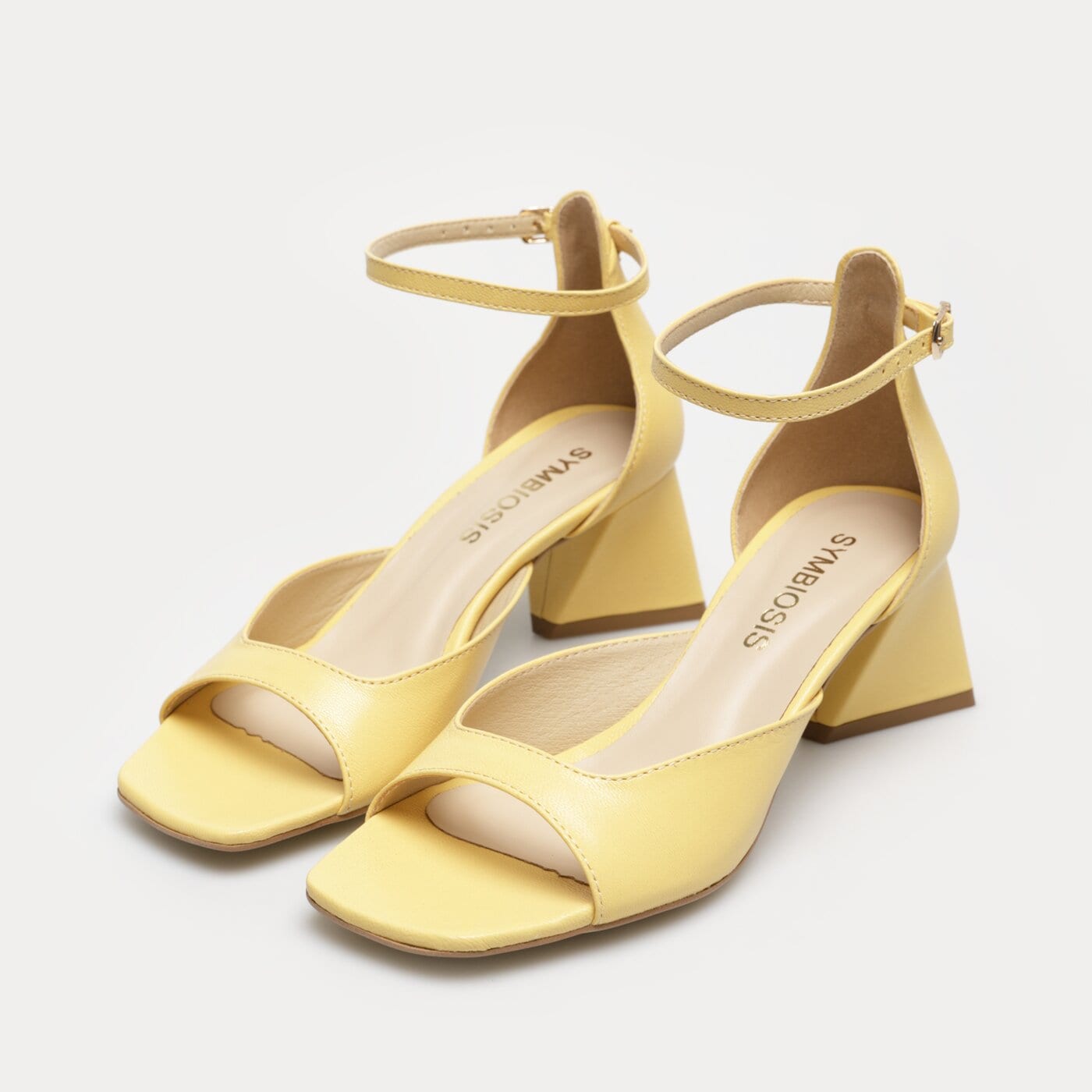 Damskie szpilki / czółenka SYMBIOSIS MADELEINE sywf123007 kolor żółty