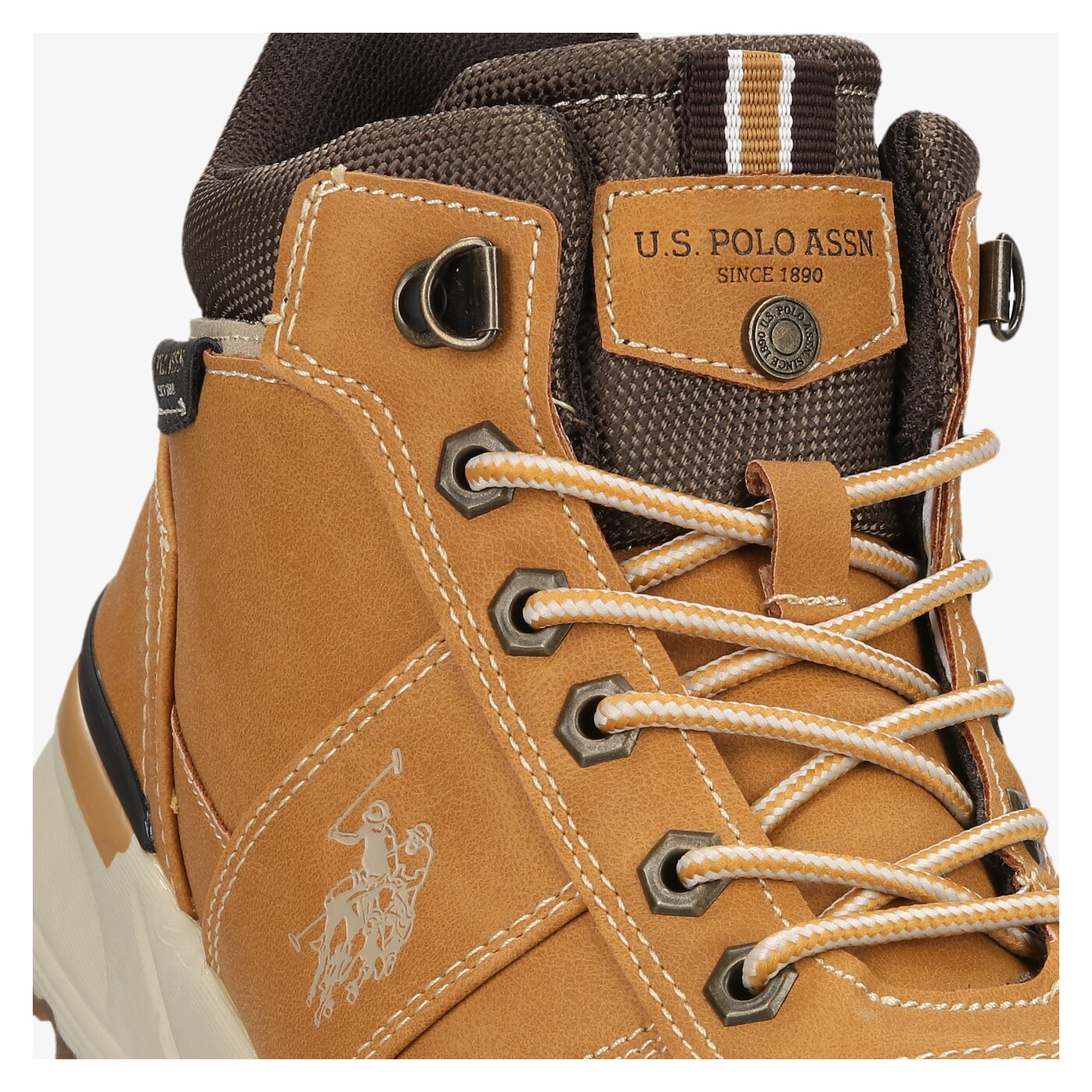 Męskie buty outdoor (trekkingowe) U.S. POLO ASSN. WILDCAT001  wildcat001yel002 kolor żółty