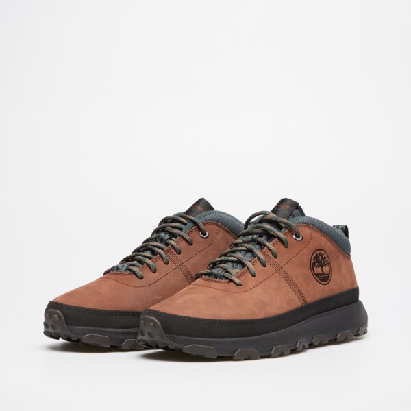 Męskie buty outdoor (trekkingowe) TIMBERLAND WINSOR TRAIL MID LACE SNEAKER tb0a41x7w071 kolor brązowy