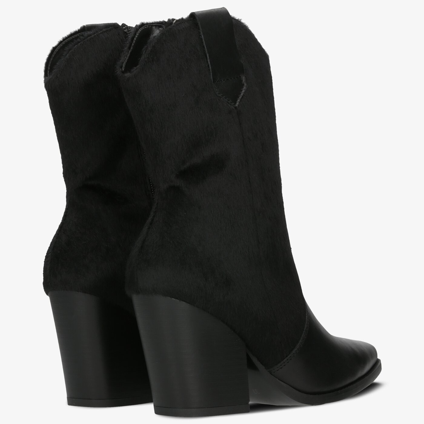 Damskie botki / sztyblety SYMBIOSIS COWBOY GIRL sywc219020 kolor czarny