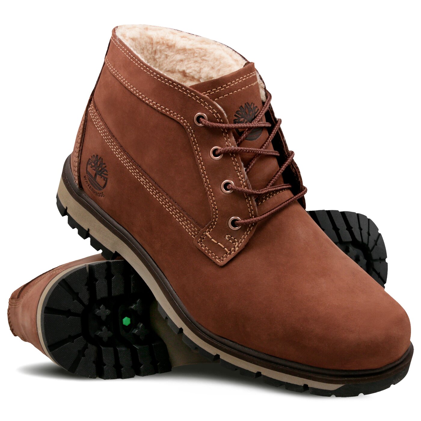 Męskie buty za kostkę TIMBERLAND RADFORD WARM LINED CHUKKA ca1ul5 kolor brązowy