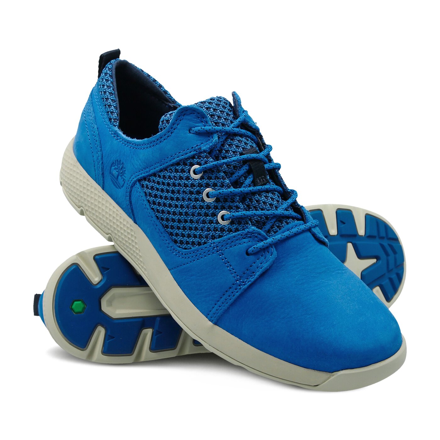 Dziecięce sneakersy (buty) TIMBERLAND FLYROAM L/F OXFORD ca1shd kolor niebieski