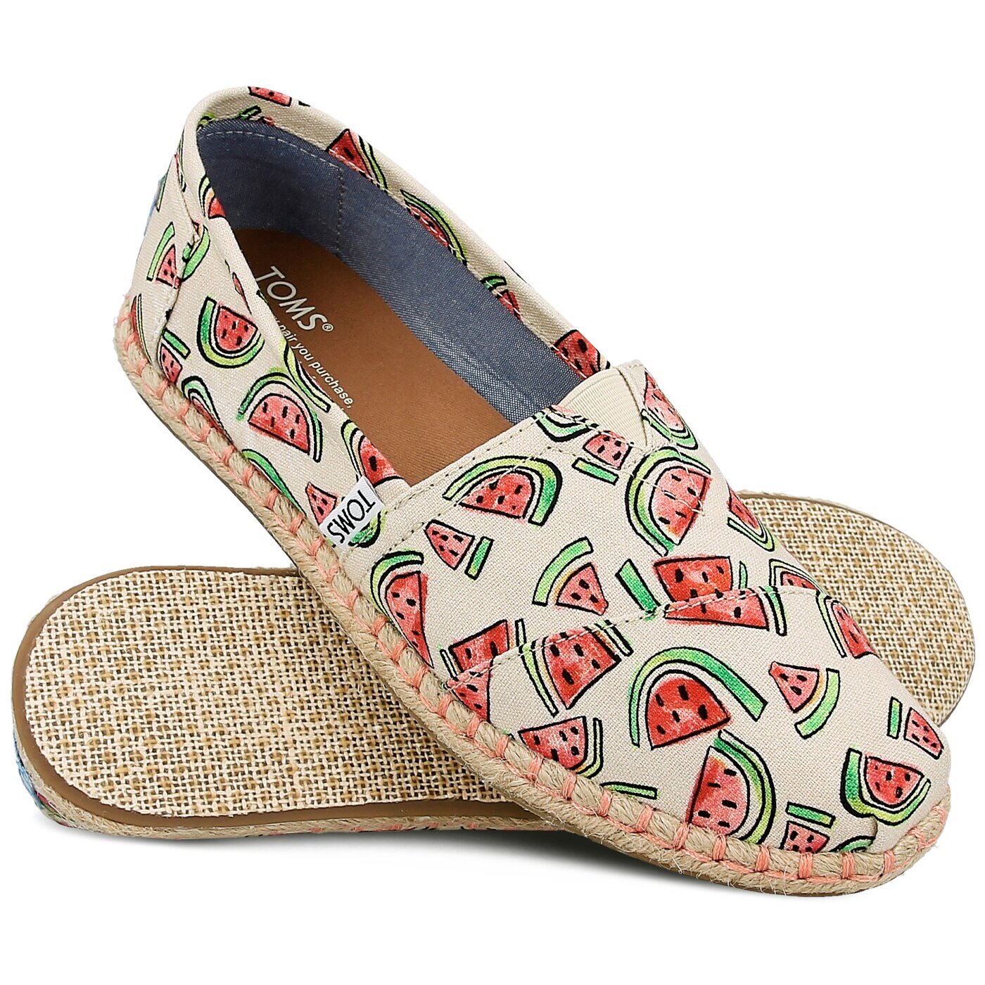 Damskie espadryle TOMS ALPARGATA 10009717 kolor multicolor
