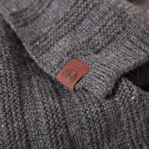 Męski szalik / rękawiczki TIMBERLAND SZALIK CASHMERE SCARF GIFT BOX j1818010 kolor szary