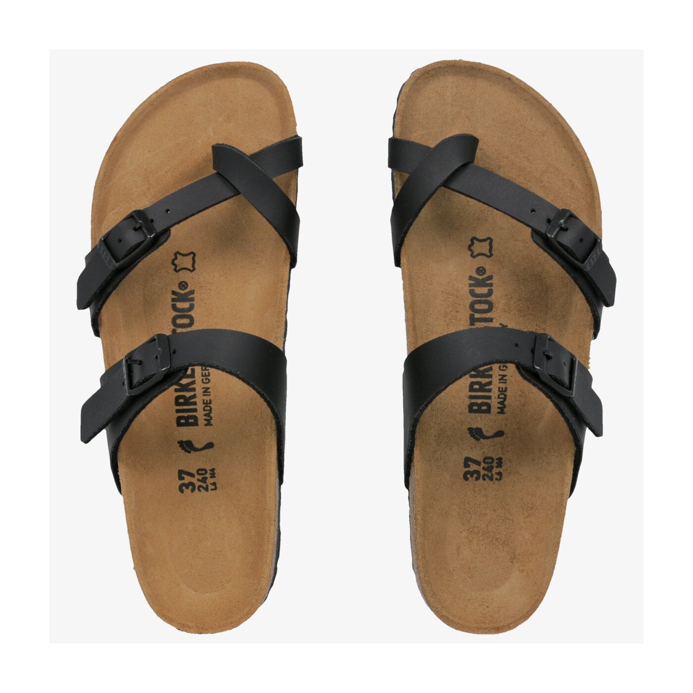 Damskie klapki BIRKENSTOCK MAYARI 71793 kolor czarny