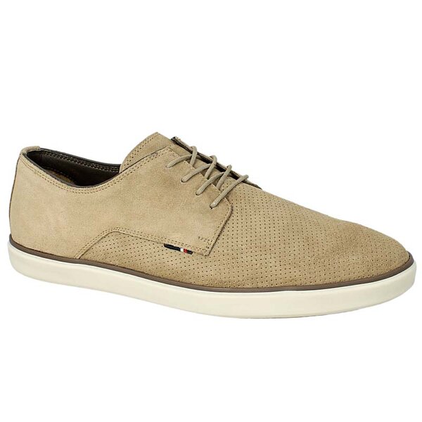 Męskie półbuty TOMMY HILFIGER G2285EORGE 1B1 fm56820602102 kolor beżowy