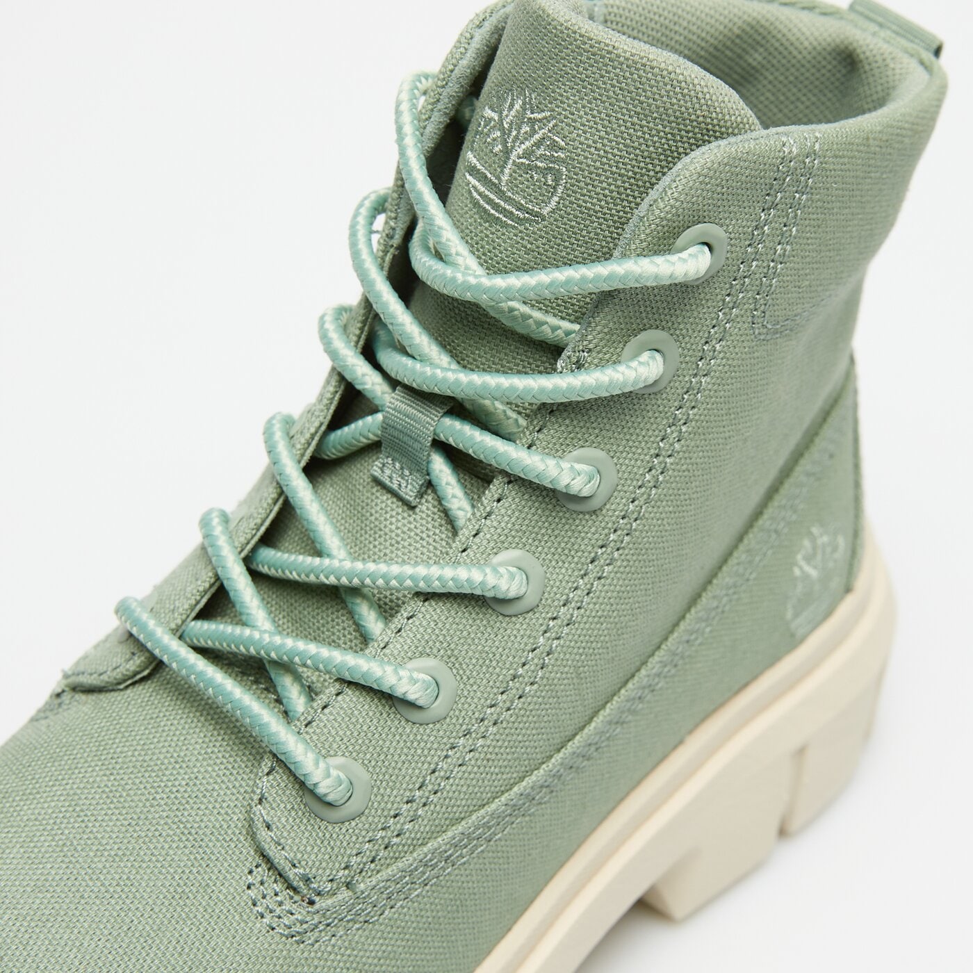 Damskie botki / sztyblety TIMBERLAND GREYFIELD MID LACE UP BOOT tb0a41w8er51 kolor zielony