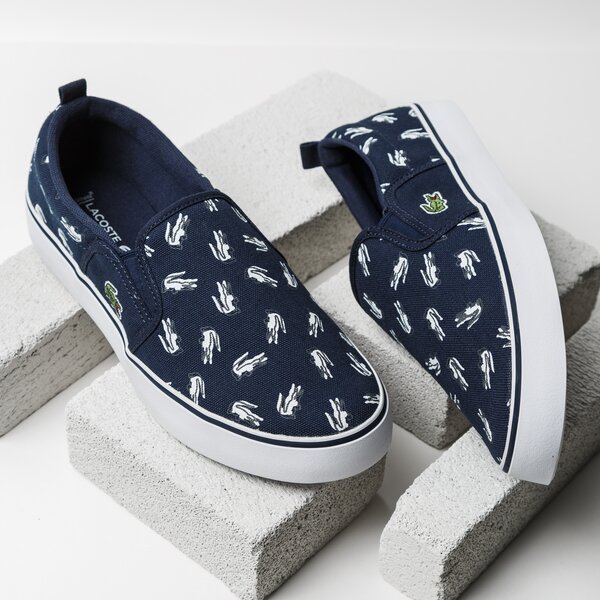 Dziecięce trampki LACOSTE GAZON 118 1 735caj0006092 kolor granatowy