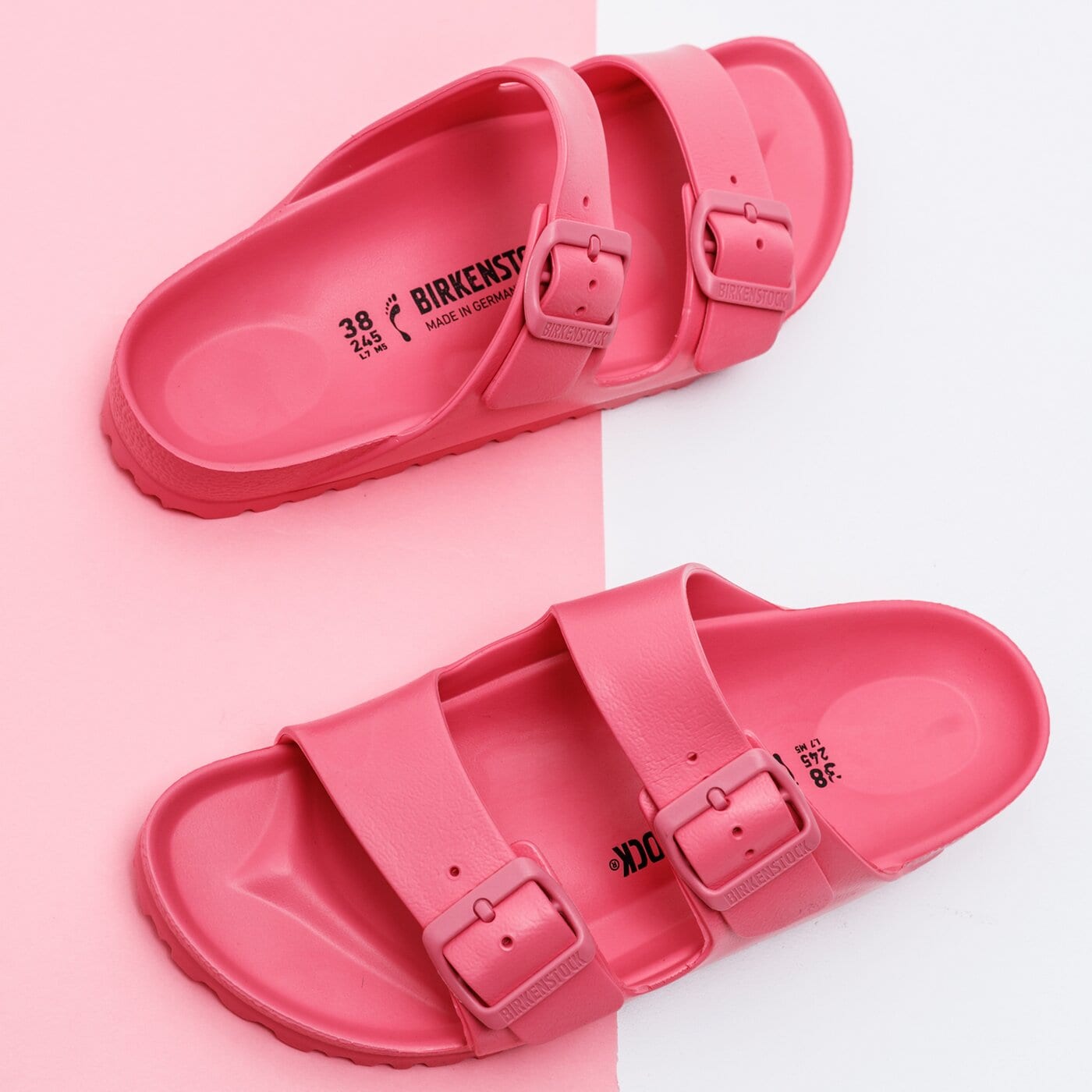 Damskie klapki BIRKENSTOCK ARIZONA EVA  1019522 kolor różowy