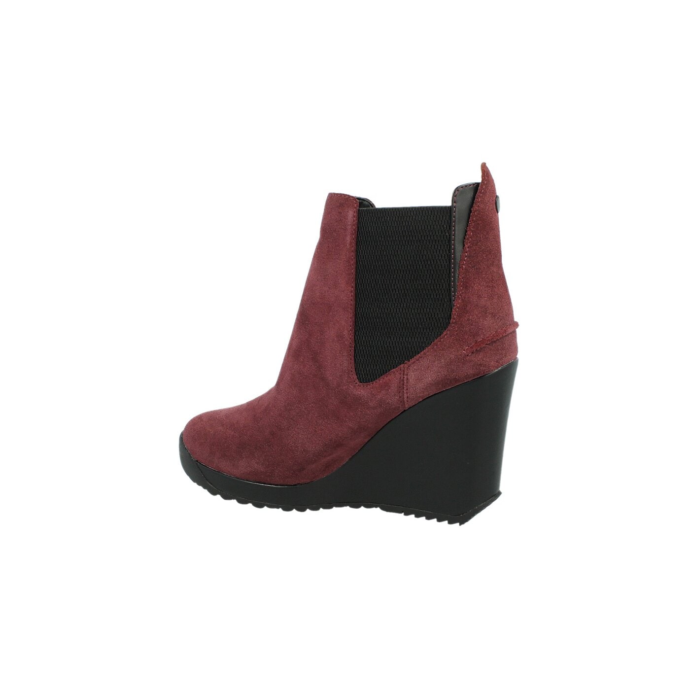 Damskie botki / sztyblety LACOSTE TERRIANNE 728srw1144fd8 kolor bordowy