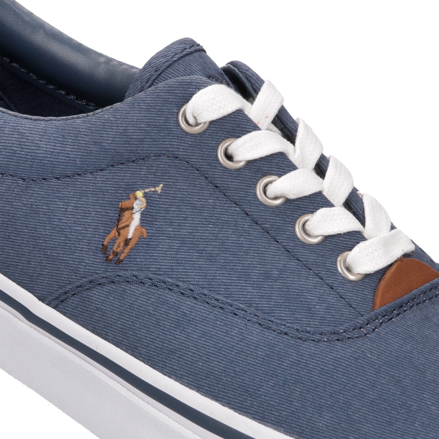Męskie trampki POLO RL THORTON NE SNEAKERS VULC NEWPORT NAVY WASHED TWILL 816747519002 kolor granatowy