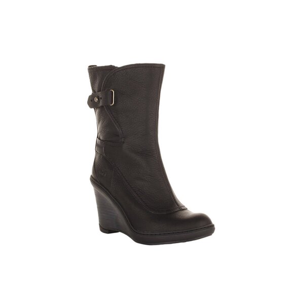 Damskie kozaki TIMBERLAND STRATHAM HEIGHTS WEDGE MID BOOT 3622r kolor czarny