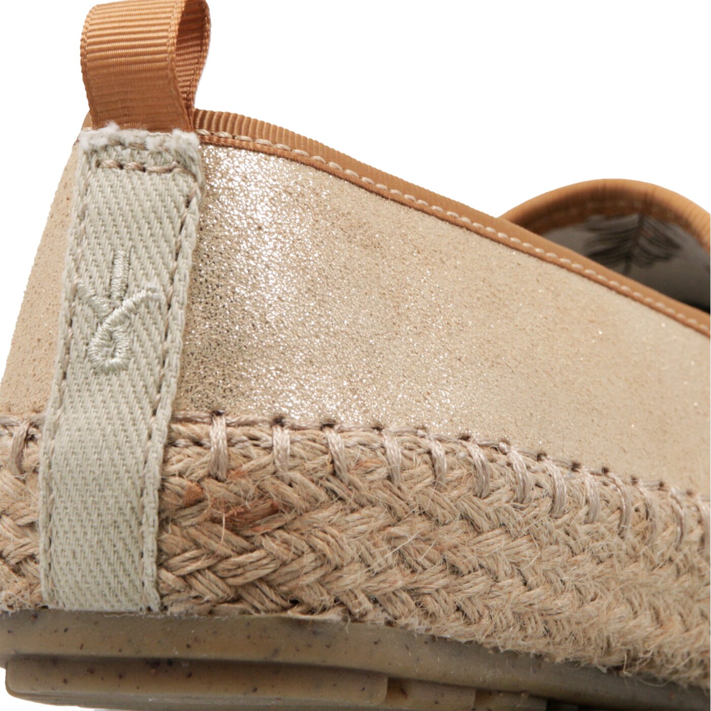 Damskie espadryle EMU GUM METALLIC w11964rosegold kolor złoty