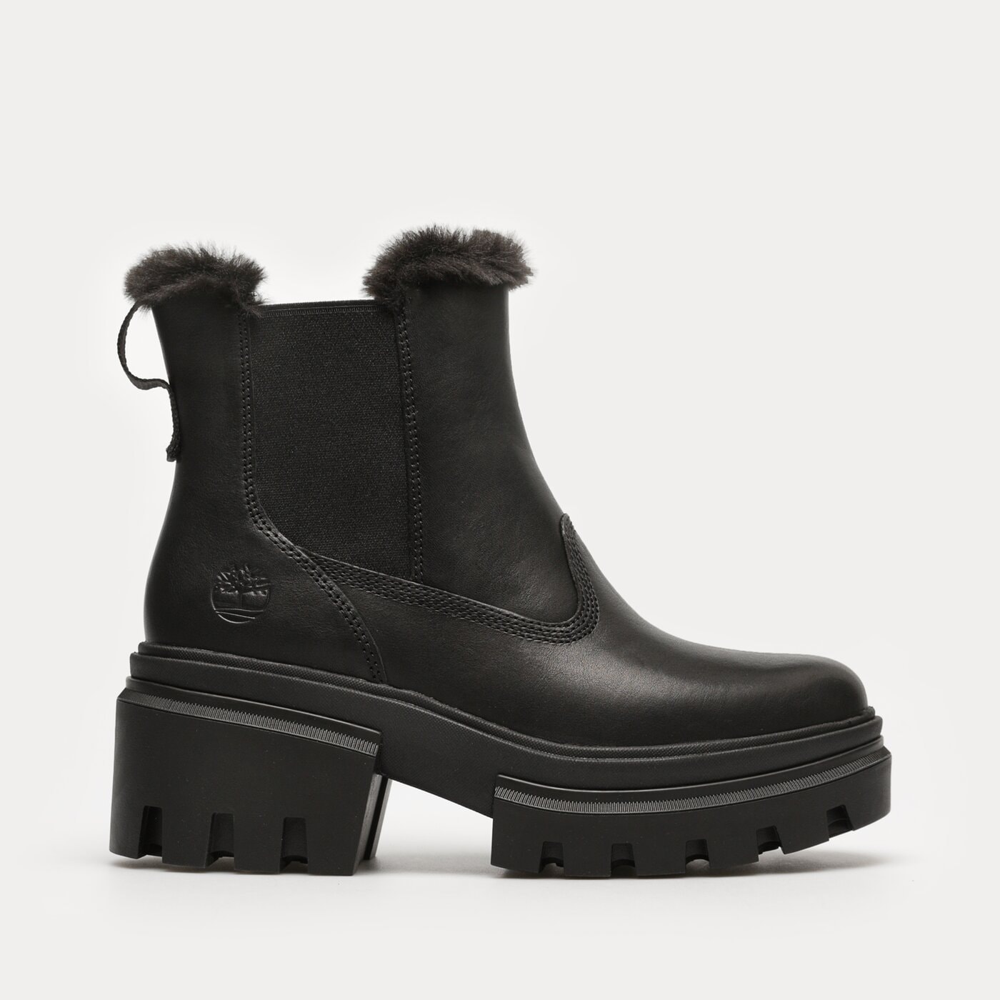 Damskie botki / sztyblety TIMBERLAND EVERLEIGH BT WRM LN CHLS tb0a5znv0151 kolor czarny