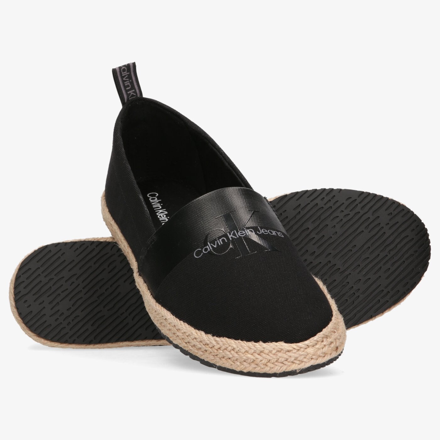 Damskie espadryle CALVIN KLEIN ESPADRILLES 1 yw0yw00576bds kolor czarny