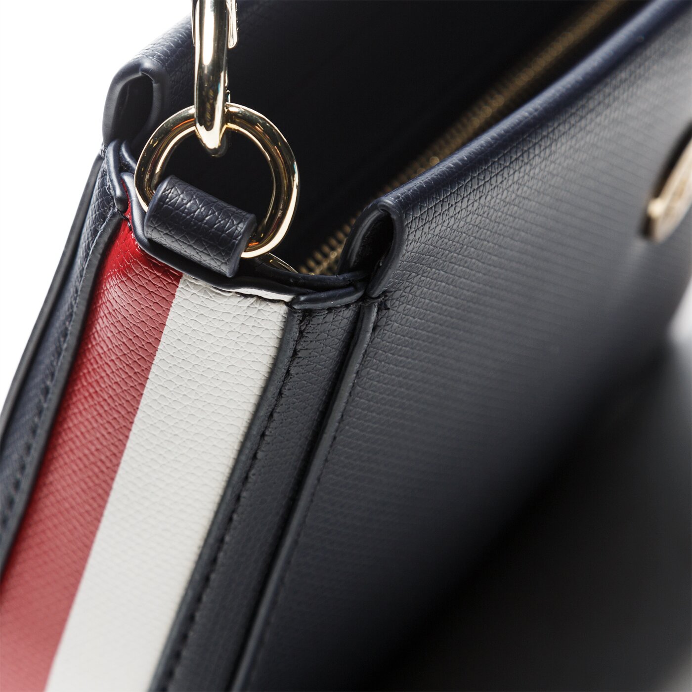 Damska torebka TOMMY HILFIGER TOREBKA EFFORTLESS SAFFIANO XOVER aw0aw06306901 kolor granatowy