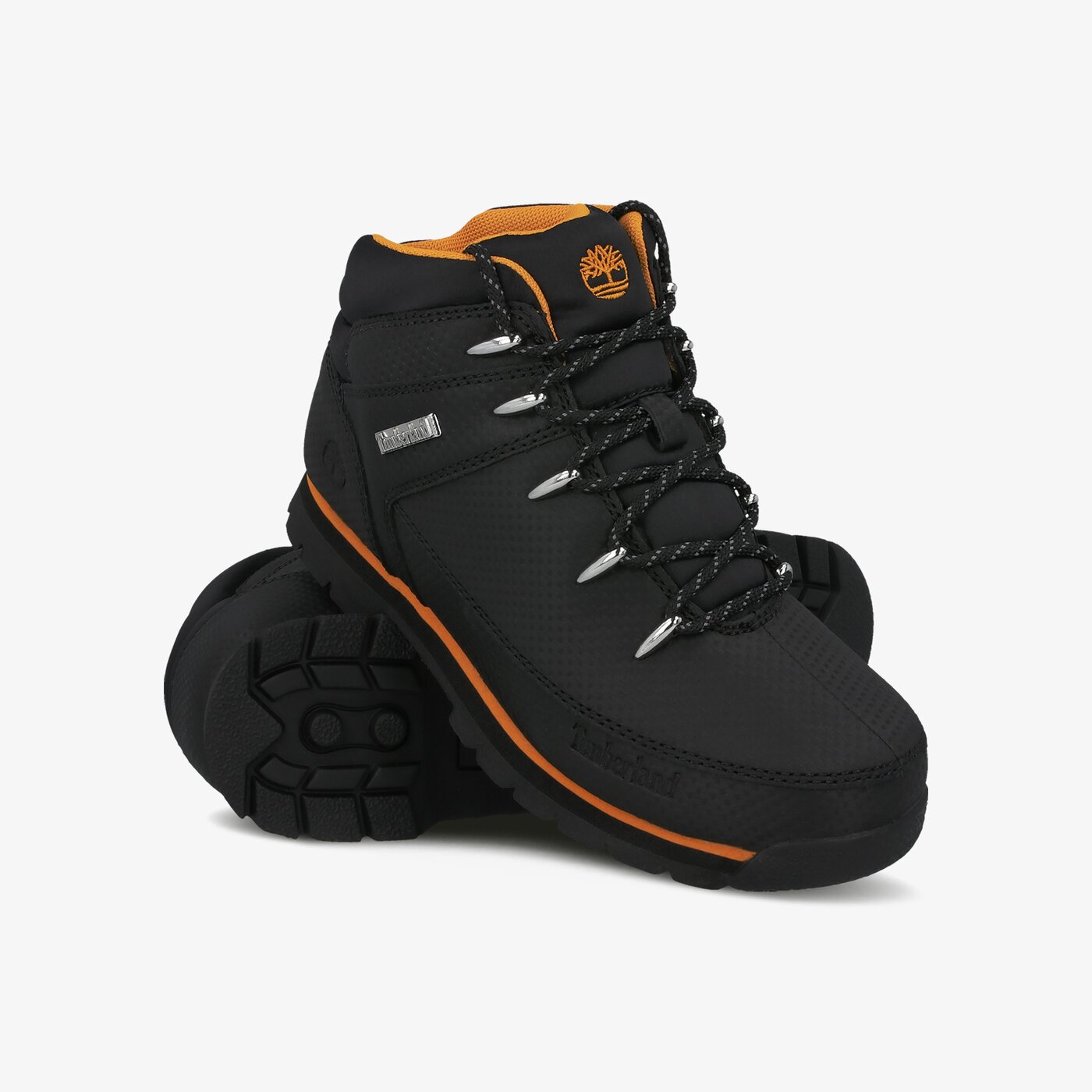 Dziecięce buty outdoor / trekkingowe TIMBERLAND EURO SPRINT  tb0a2ewv0011 kolor czarny