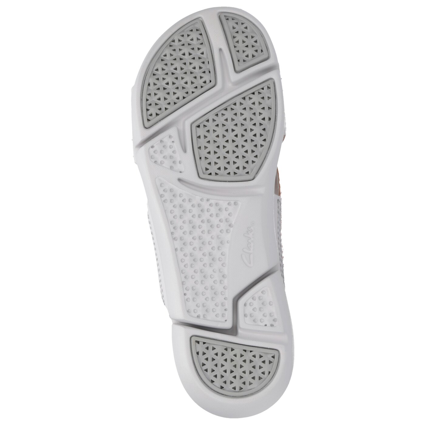 Damskie sandały CLARKS TRI CHLOE 26131294 kolor srebrny