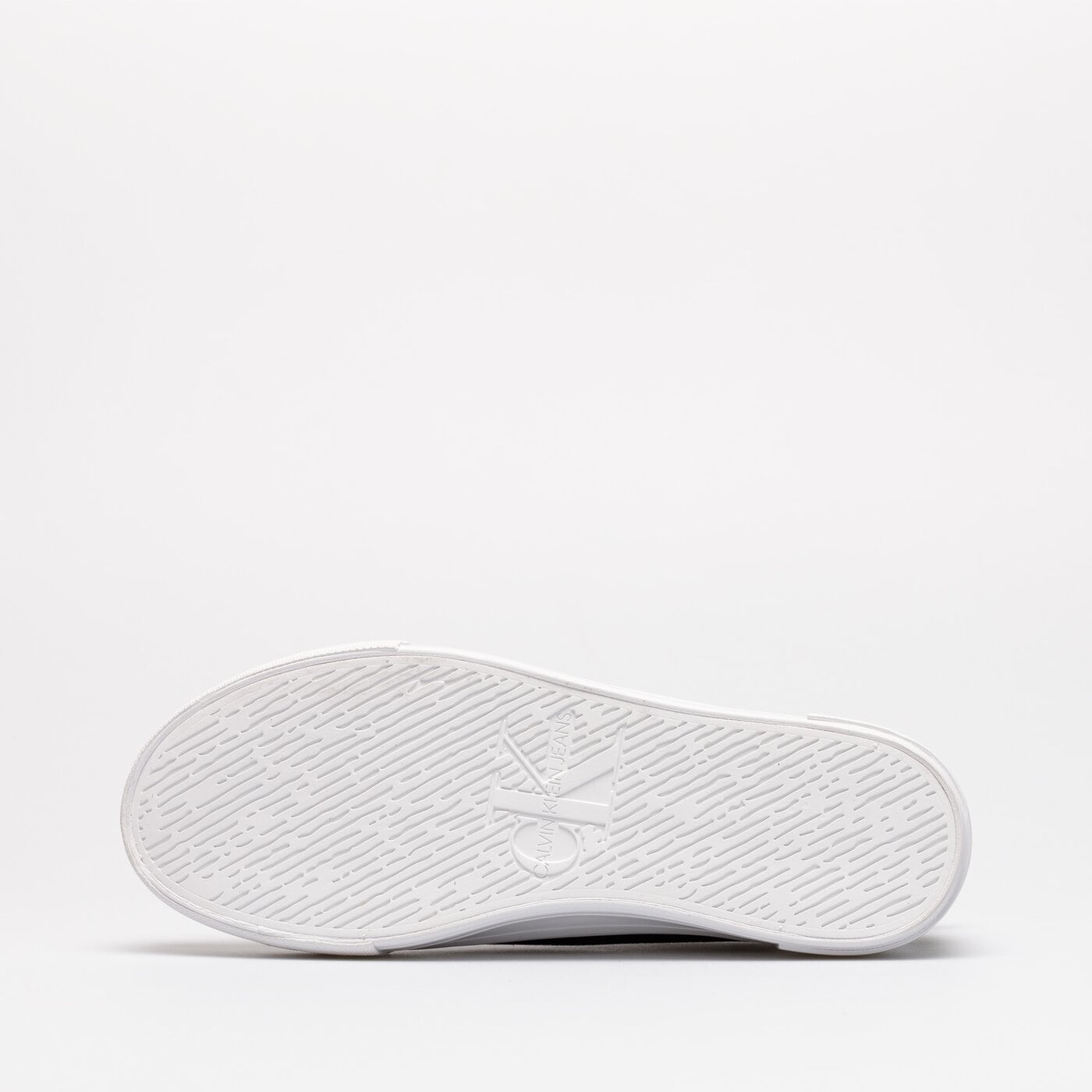 Damskie trampki CALVIN KLEIN VULCANIZED FLATFORM BOLD LACEUP yw0yw00702bds kolor czarny