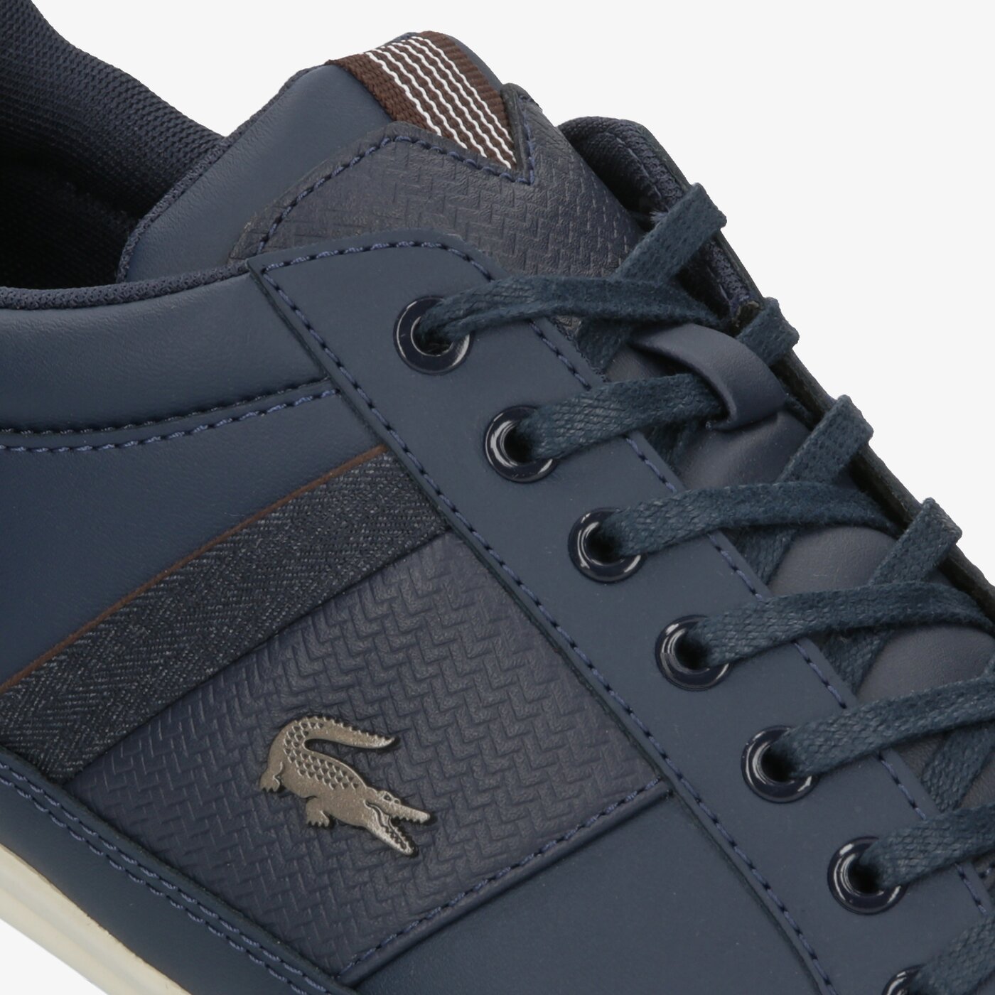 Męskie sneakersy (buty) LACOSTE CHAYMON 319 1 CMA 738cma00212e6 kolor granatowy