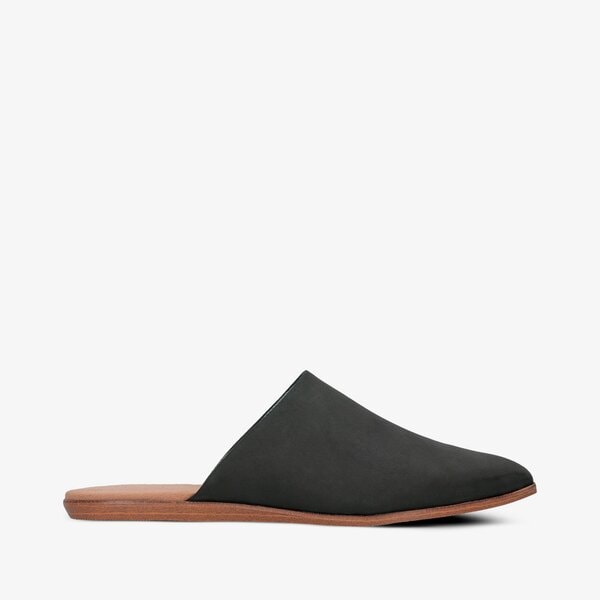 Damskie klapki TOMS LEATHER WOMEN'S JUTTI MULE 10011761 kolor czarny