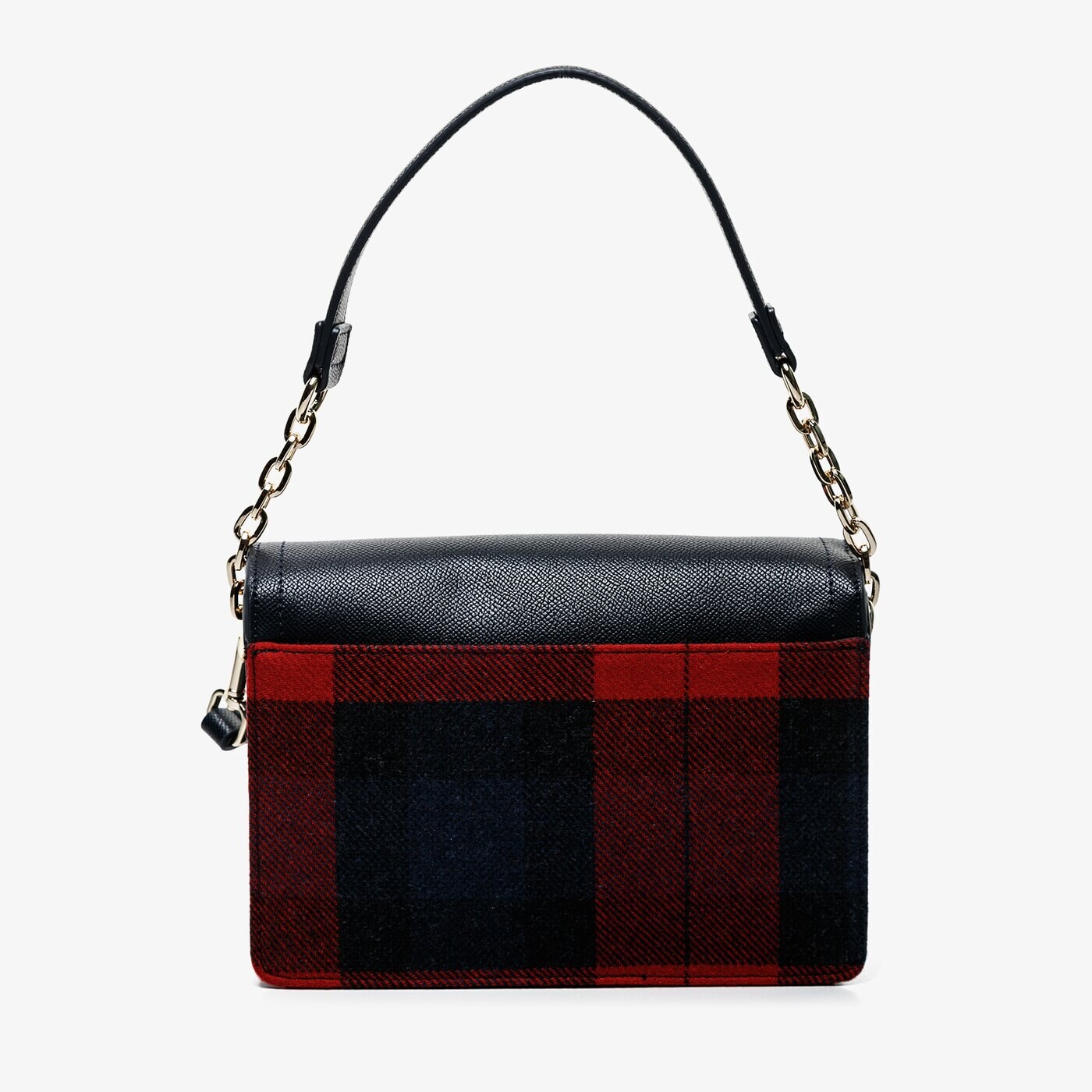 TOMMY HILFIGER TOREBKA HONEY SHOULDER BAG CHECK kolor granatowy