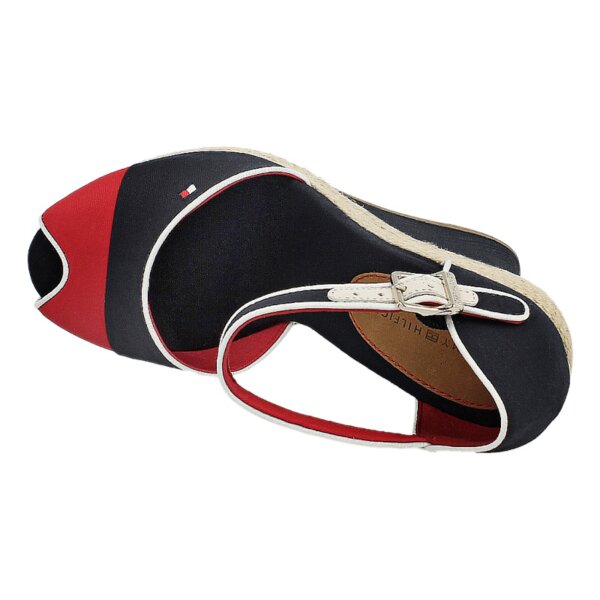 Damskie szpilki / czółenka TOMMY HILFIGER IRENE 3D  fw56816786403 kolor granatowy