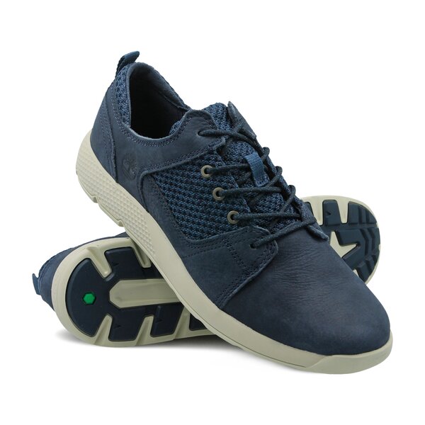 Dziecięce sneakersy (buty) TIMBERLAND FLYROAM L/F OXFORD a1sgq kolor granatowy